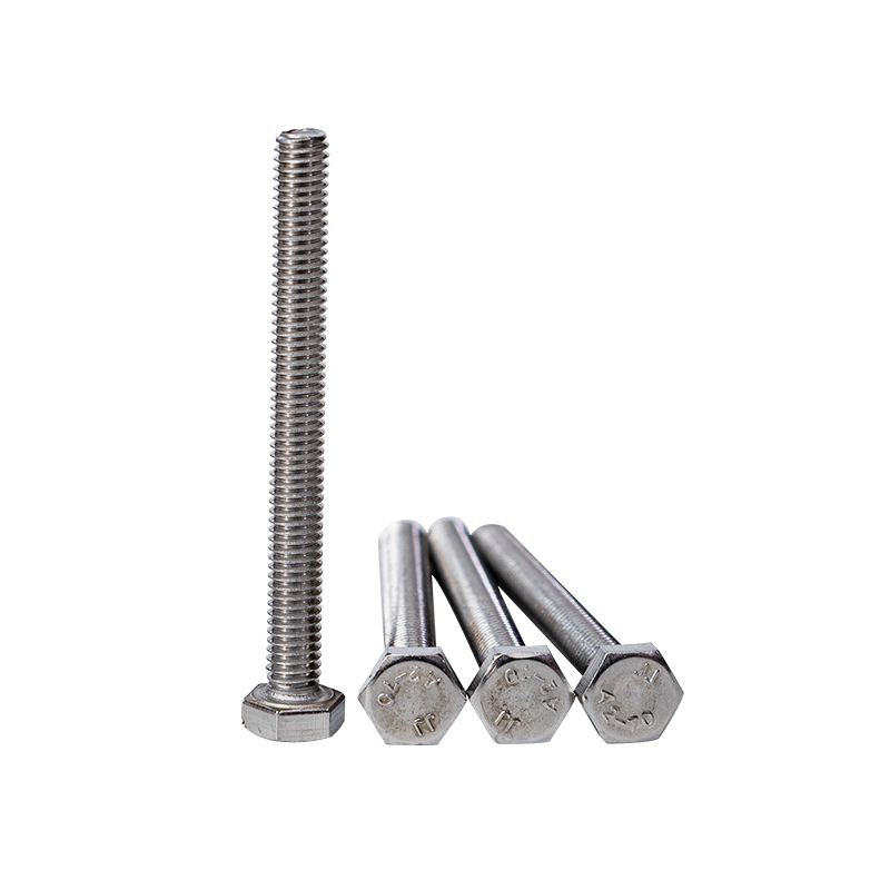 SS304 DIN933 M12 Bolt Kepala Heksagon